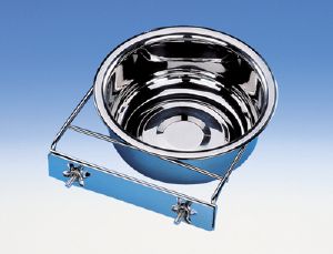 Mangeoire inox 2 vis - 23cm